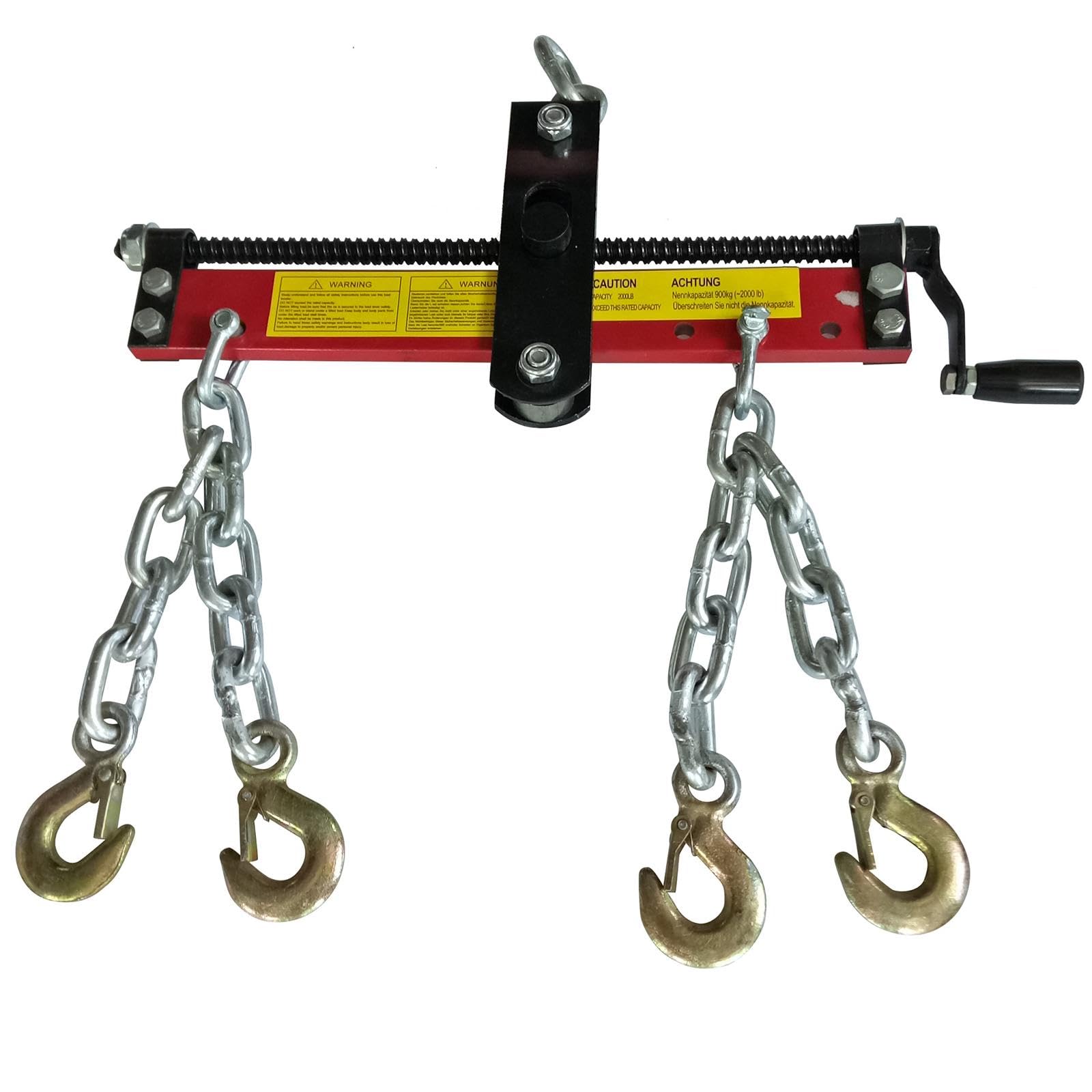 Elevador de Motores, Grúa de Taller, Accesorio para Garaje, Elevador de Tijera con Mango Ajustable