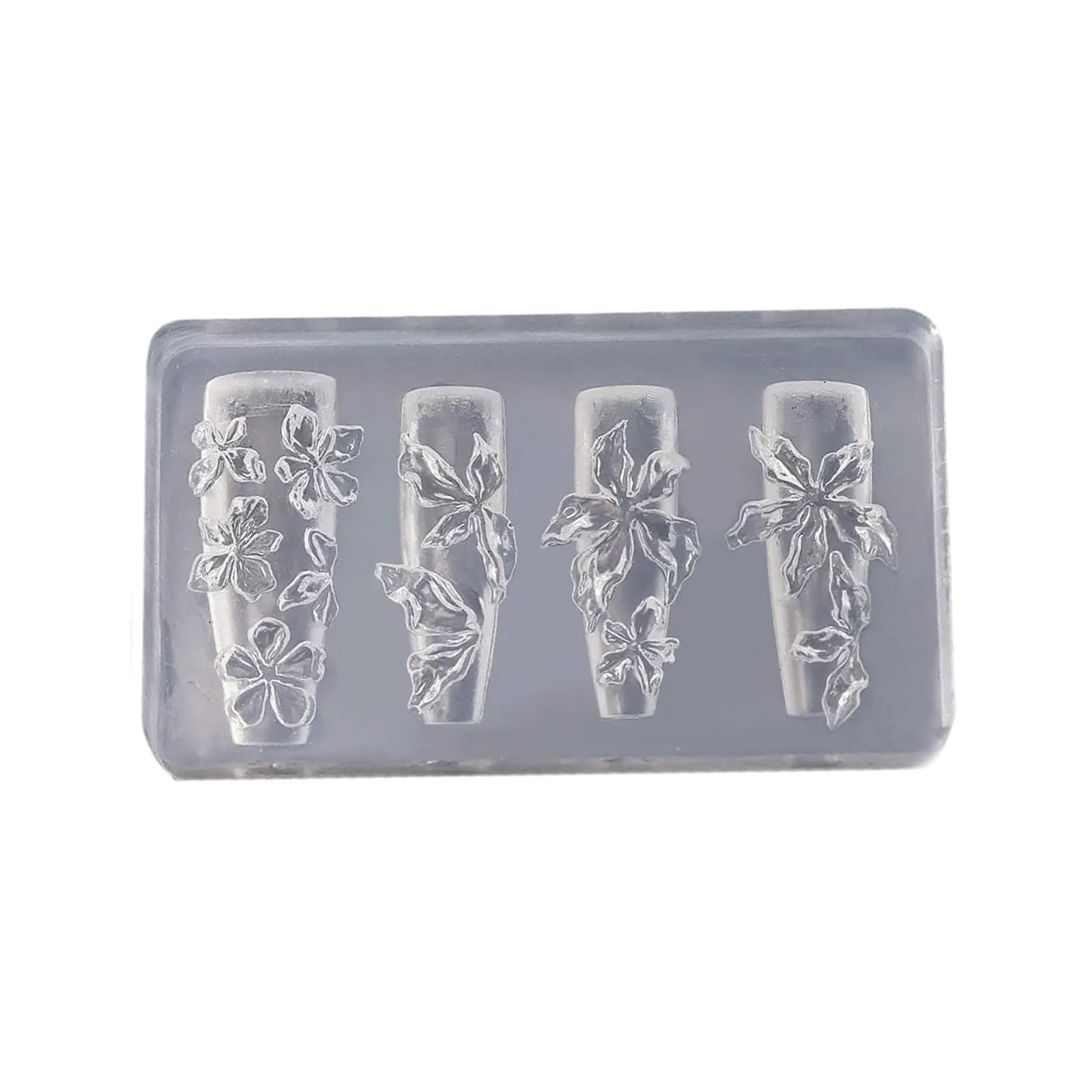 Maxtonser Fashionable Sturdy Silicone Mould Set for Bowknot Designs Portable Accessory for Nails Art Earrings and Necklace Craft