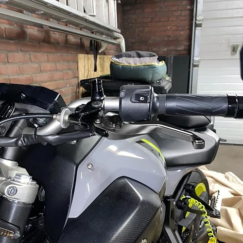 Miniatura 8 de Palancas de embrague de freno corto para motocicleta compatibles con S.uzuki DL650 V-Strom 2011-2022  Palancas delanteras más cortas manijas DL650A