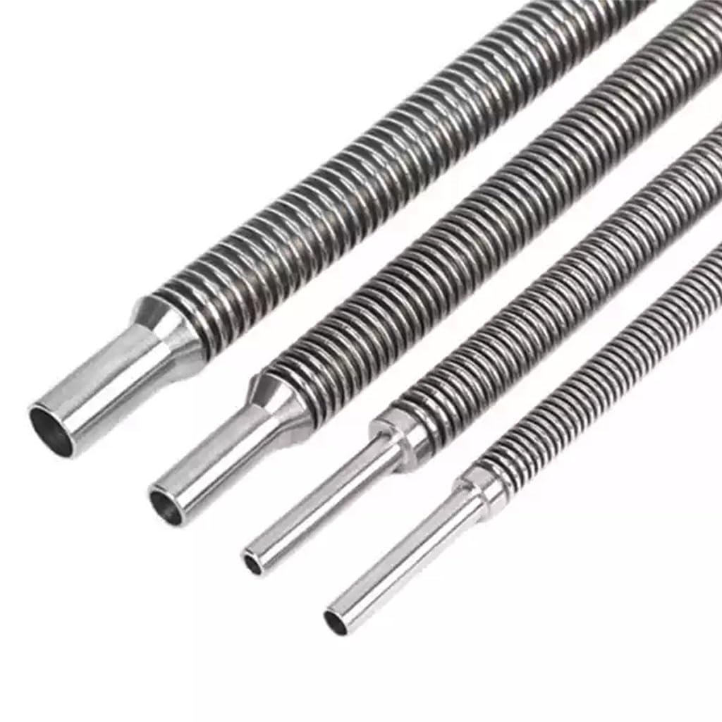 1 x 1/4 Zoll Vakuum-Balg, 316L Edelstahl-Ferrule-Balg, geschweißter, gerader Schlauch, Vakuum-Gasschlauch, 200 mm, 300, 500, 800, 1000, 1500, 2000 mm (200 mm)