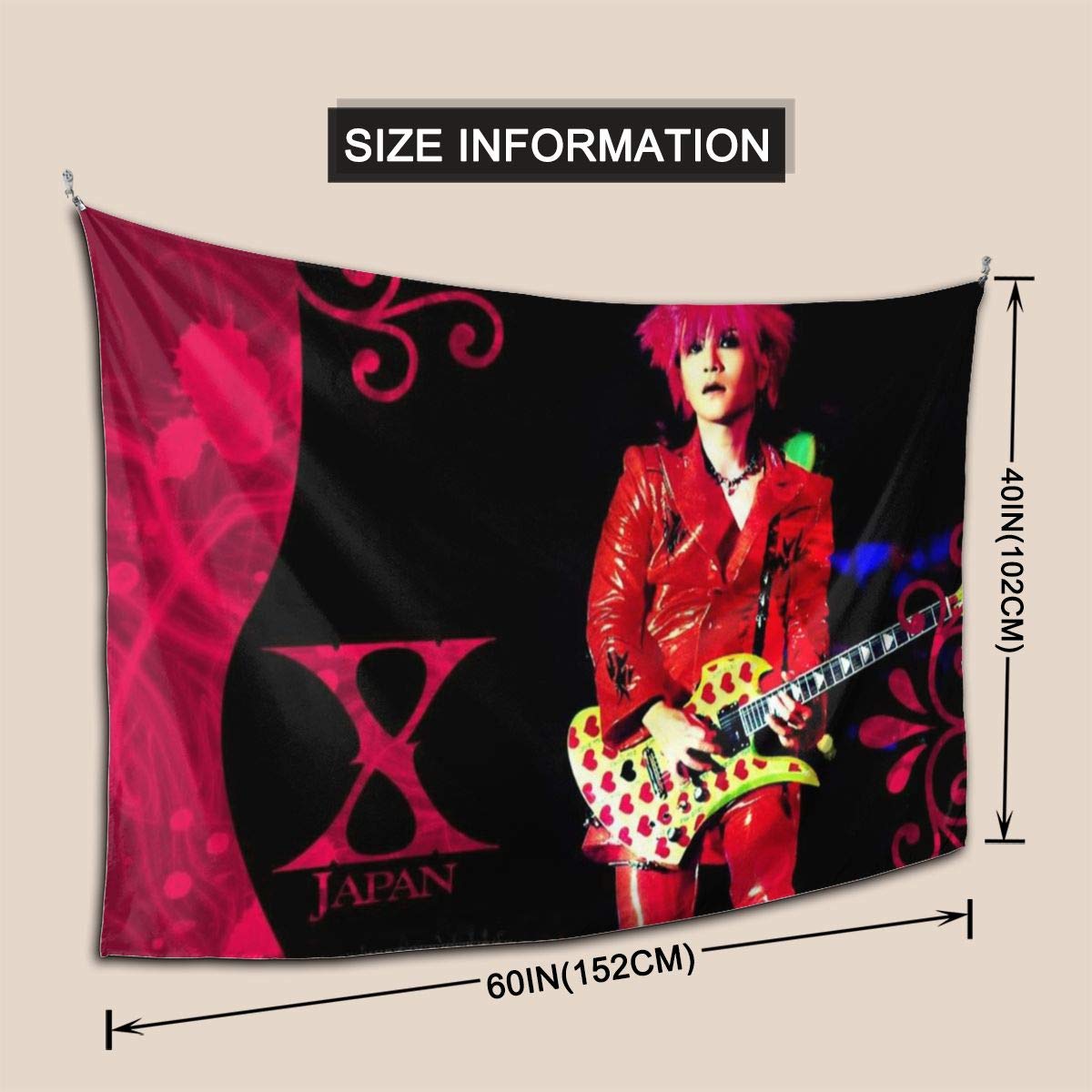 hide X JAPAN タペストリー