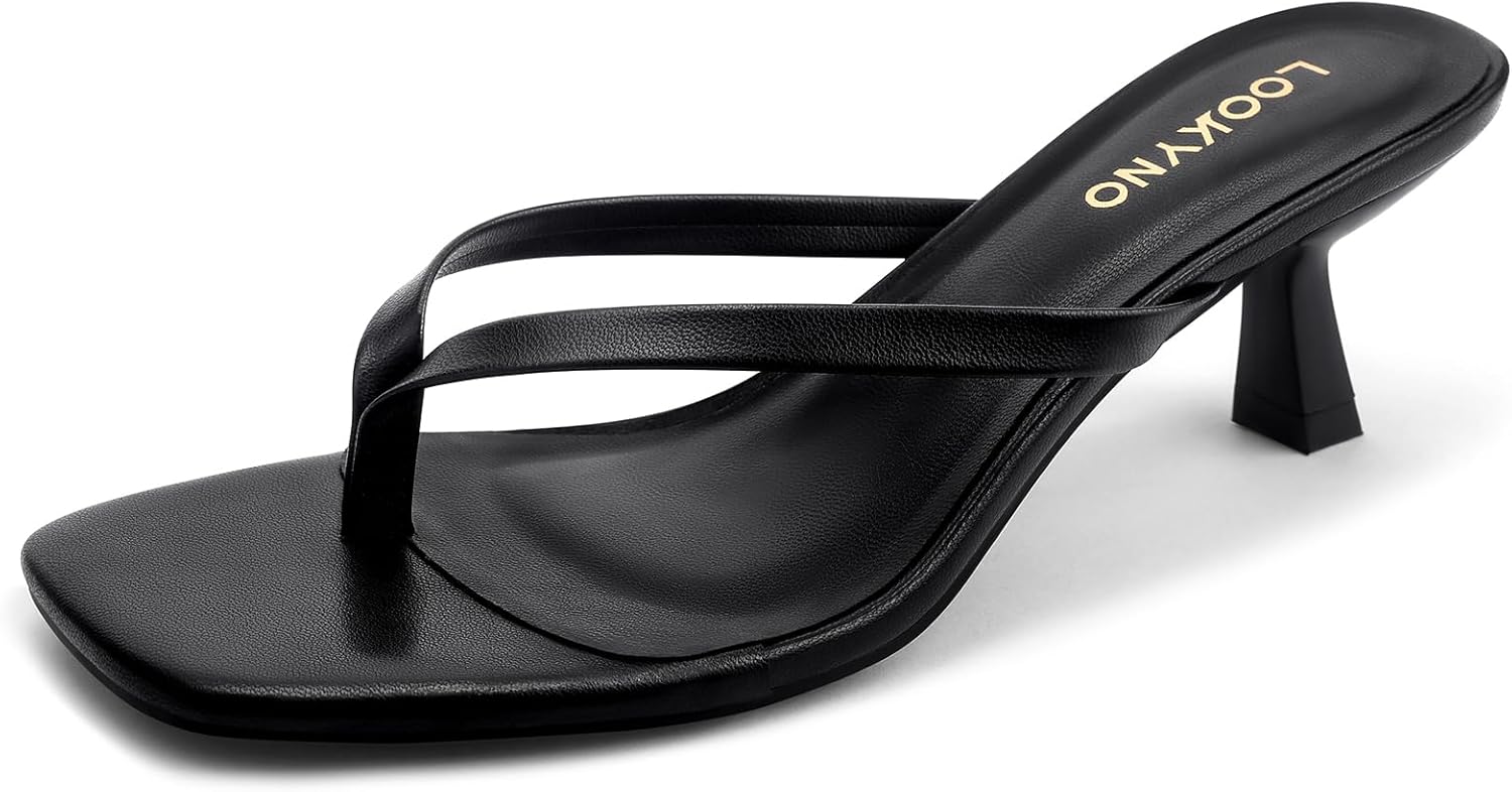 Kitten Heels Women Sandals - Open Toe Comfort