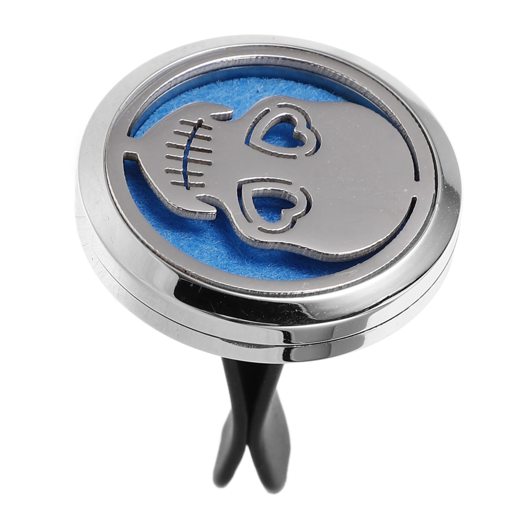 SOLUSTRE 5pezzi Diffusore Aromi Per Auto Con Design Teschio Clip Per Uscita Aria Decorazione Interni Automobili e Ambienti Inossidabile Efficienza Di Diffusione Stile Unico Per Casa e