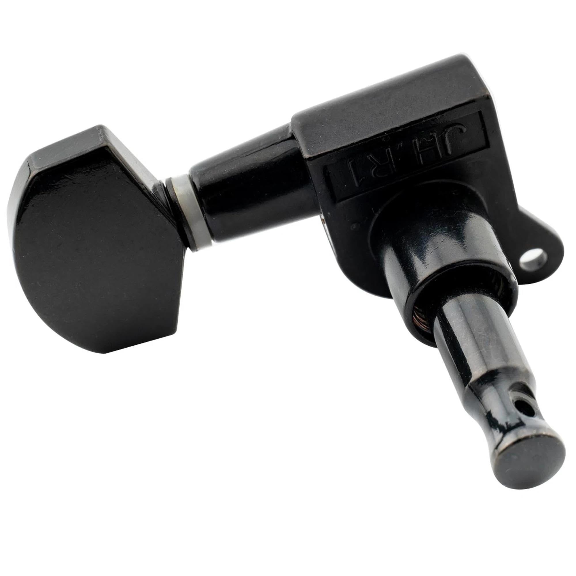 Juego De Afinador Profesional Incluido Para ST Tele Y Otras Guitarras Clavijas Afinación Guitarra(Black)