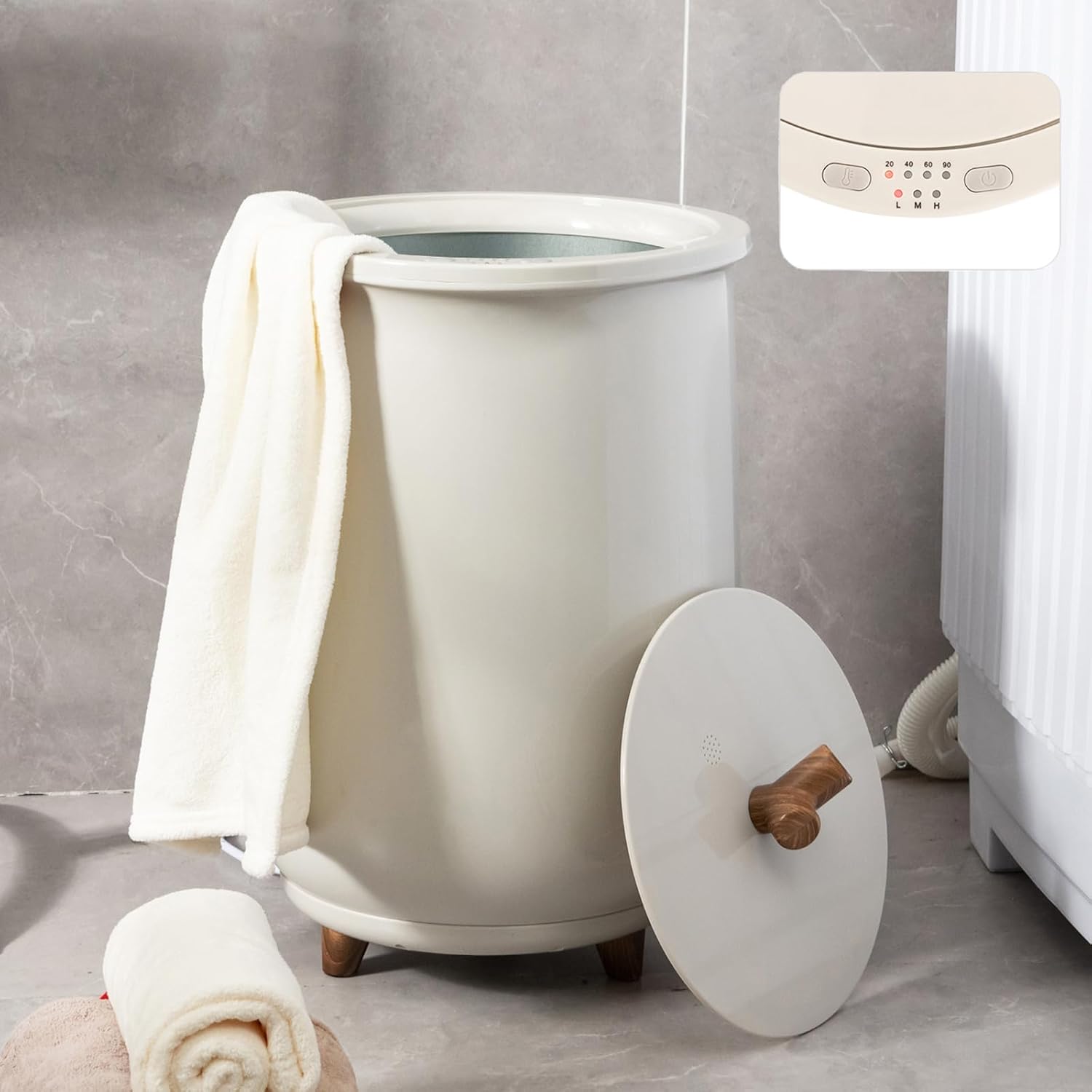 Giantex 23L Tower Warmer Bucket Luxury Spa Towel Warmer
