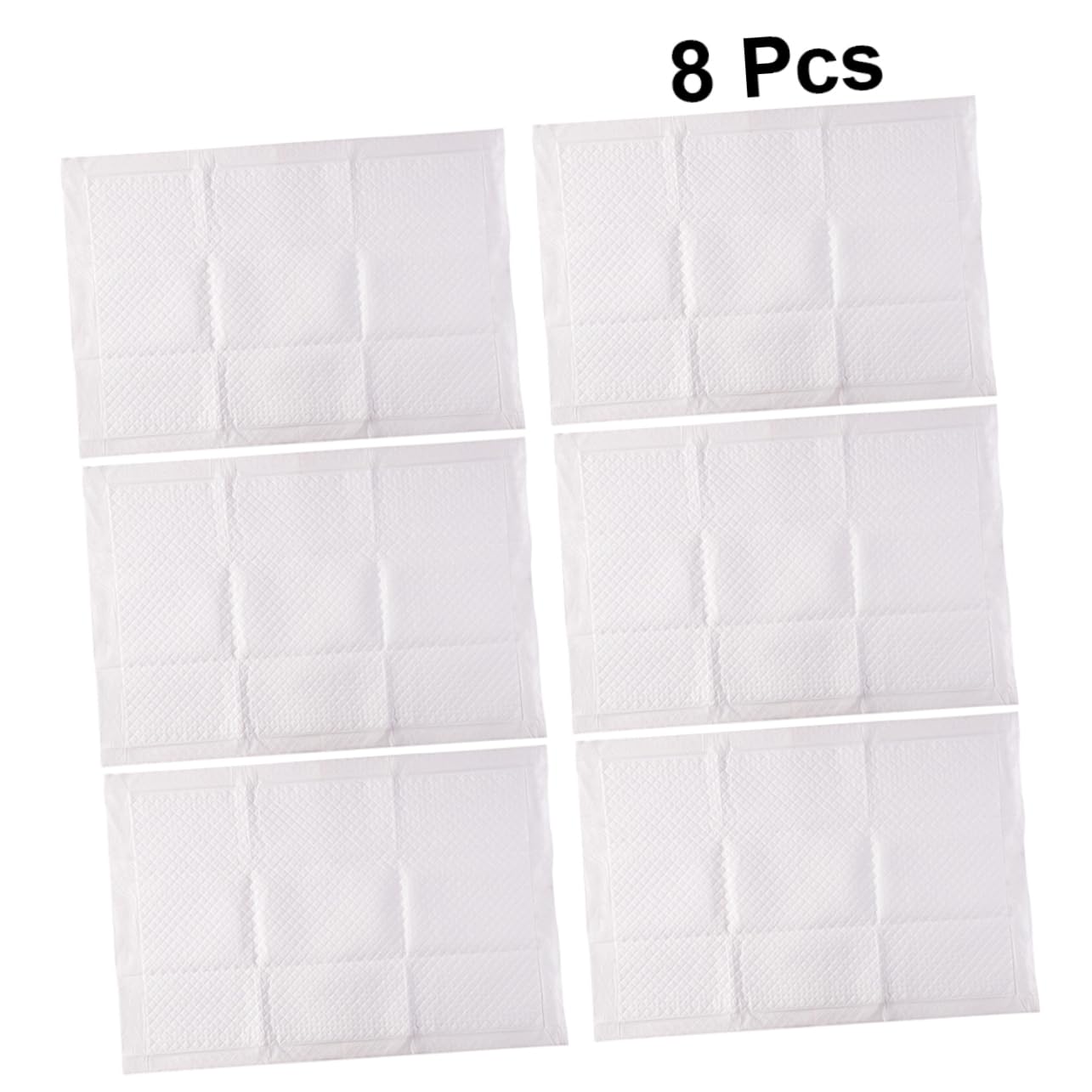 Tappetino Post-parto Usa e Getta 8 Pezzi Cotone Bianco