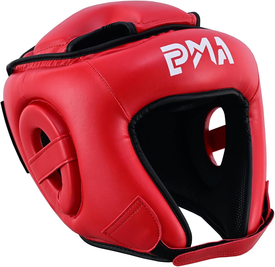 Martial Arts Semi Contact Sparring Competition Head Guard - Red