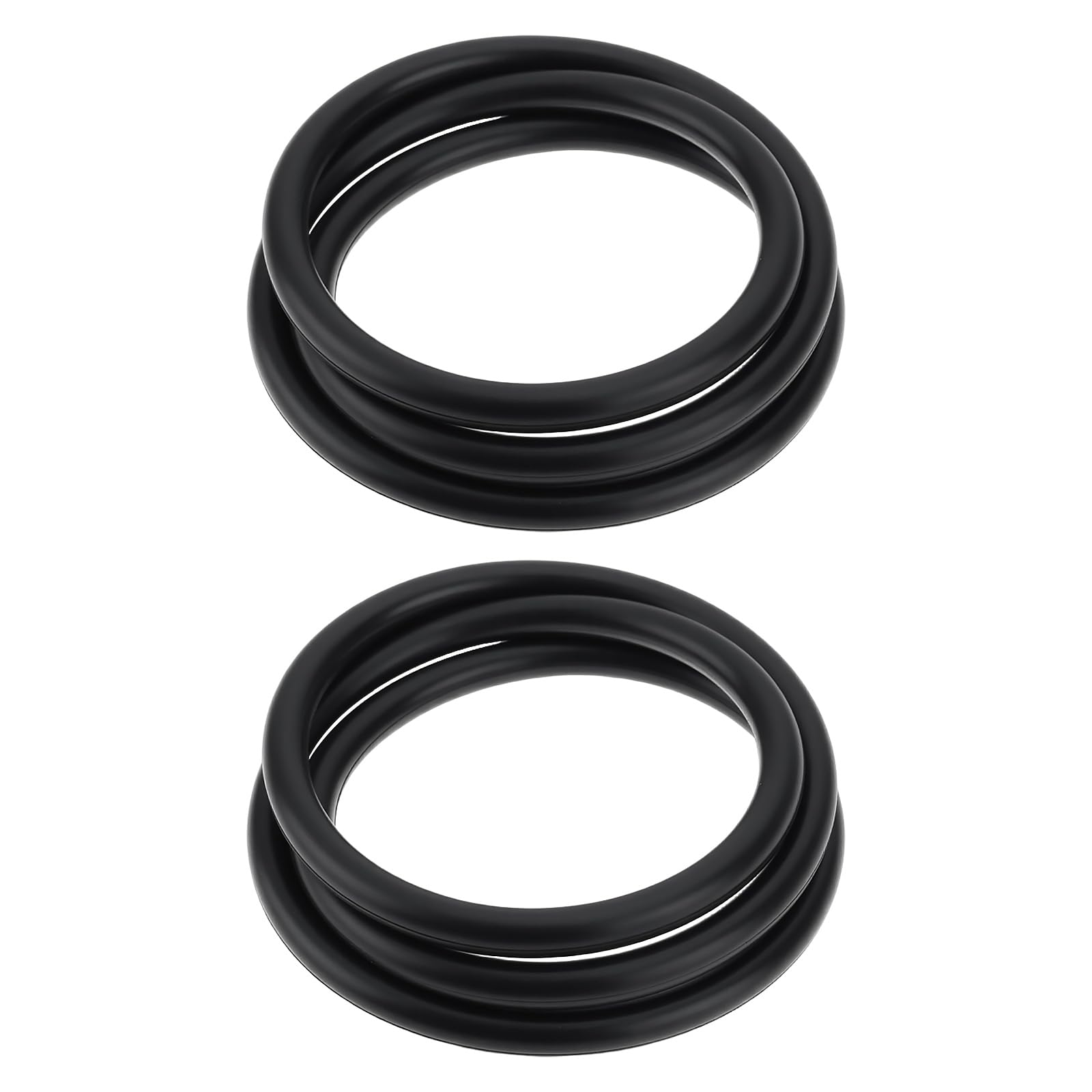 Briny River 2Pcs Rubber Seal O-Ring 87300400 Compatible with Pentair Clean & Clear Filter 230x244x7mm, Black
