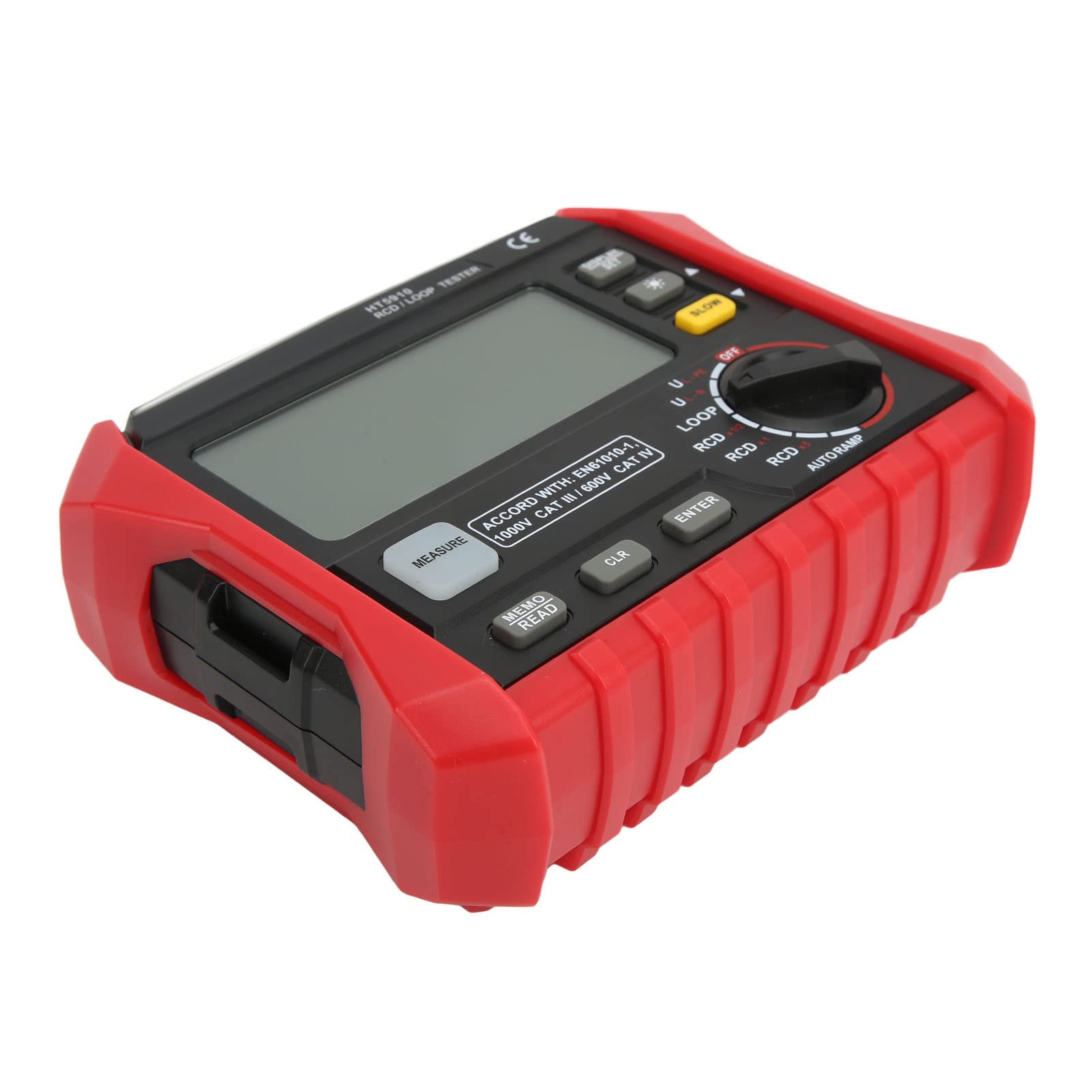 Hyuduo Tester di Resistenza di Isolamento Digitale HT5910 Tester Elettrico Multifunzionale ABS per la Misurazione della Corrente di Tensione del Circuito dell'interruttore di Dispersione