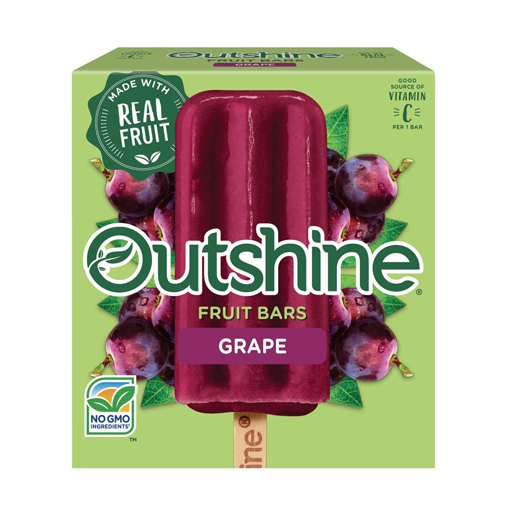 Buy OUTSHINE Grape Frozen Fruit Bars, Gluten Free, Non GMO, IceCream
