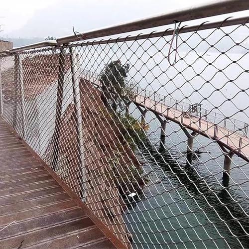 Filet de sécurité en acier inoxydable pour terrasses sécurisées