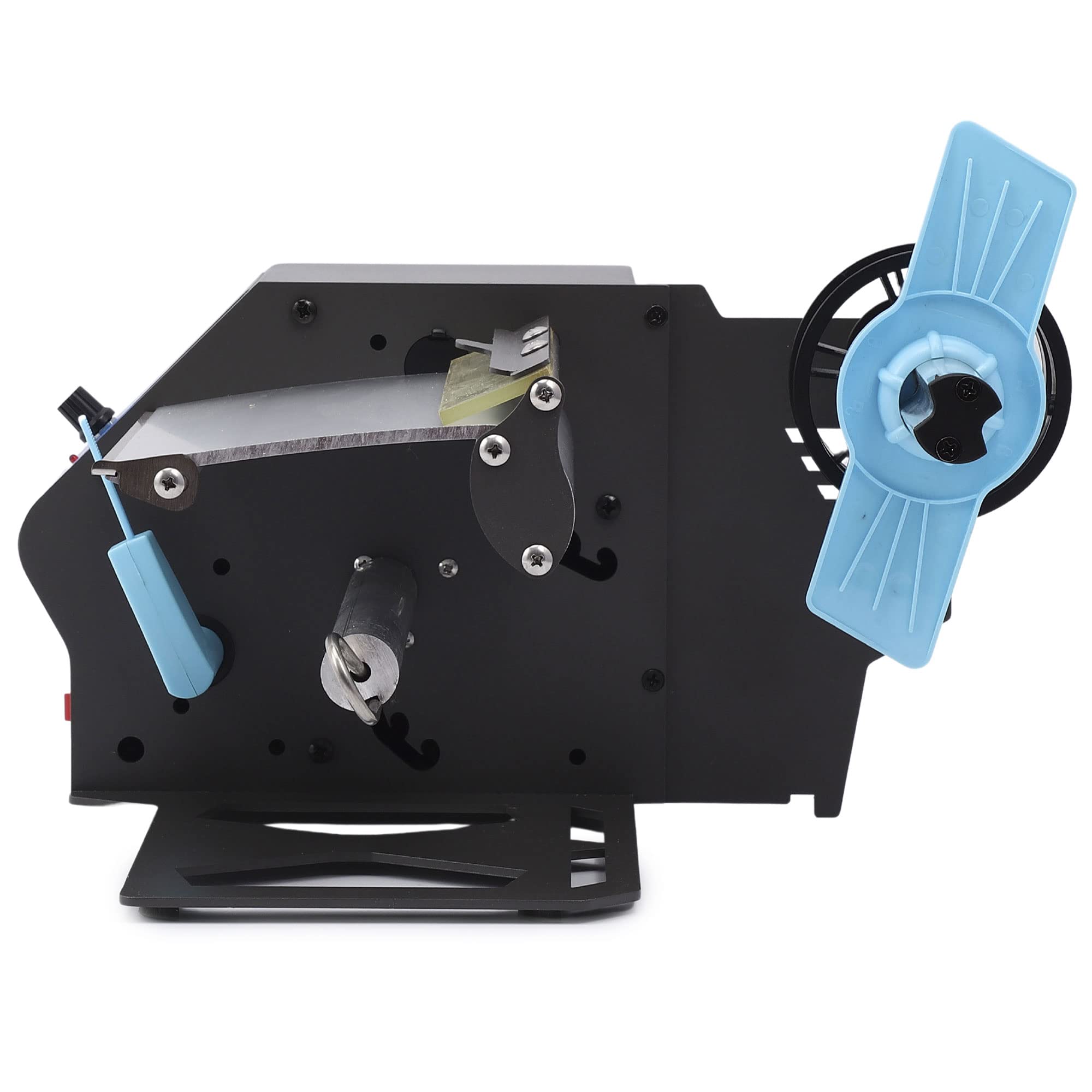U.S. Solid Distributeur Automatique d'Étiquettes pour Rouleaux et Étiquettes en Accordéon - Étiquettes Translucides et Opaques - Tailles de Mandrin 1"/1,5"/3" - Vitesse Réglable (Largeur 180 mm)