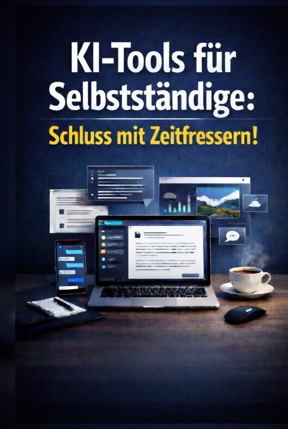 KI-Tools für Selbstständige: Schluss mit Zeitfressern!: KI-Tools Anleitung & KI-Tools Tipps für mehr Output, professionelle Texte/Angebote und ... – Schritt für Schritt ohne Technikfrust