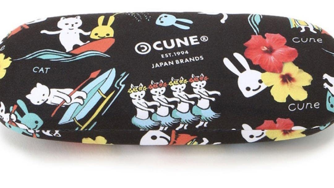 Amazon.co.jp: CUNE メガネケース うさぎがいっぱい : ファッション 