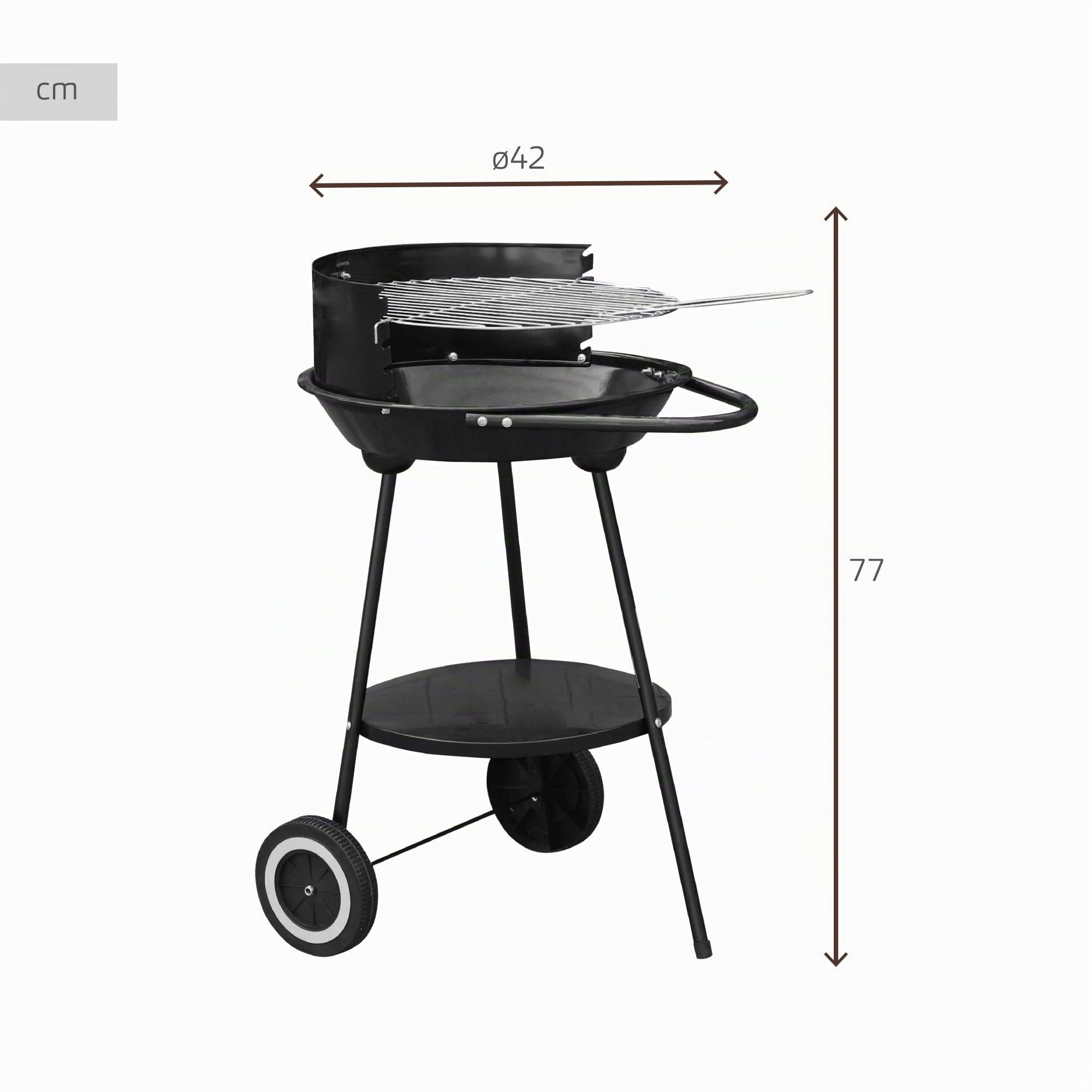 Barbecue portable au charbon de bois Aktive