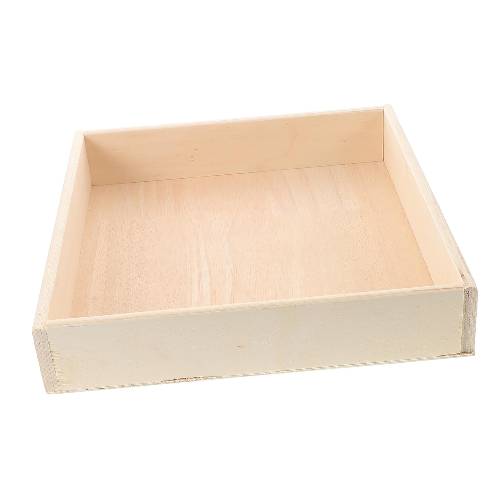 Toddmomy Sleek Design Boys and Girls Tray Portable Outdoor Box Wooden Indoor Outdoor Sandbox Toy