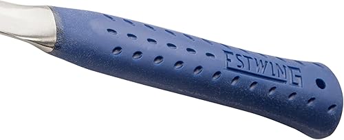 Miniatura 29 de ESTWING Martillo de encuadre, garra recta de mango largo de 24 onzas con cara fresada y agarre de reducción de golpes - E3-24SM