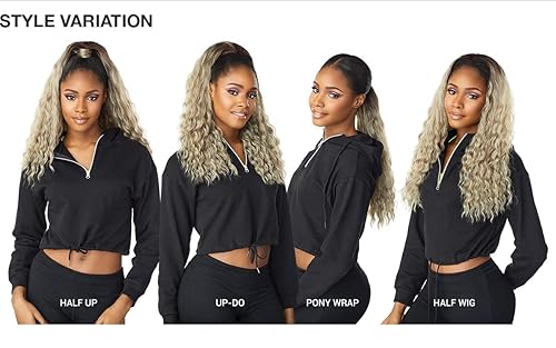 Miniatura 3 de Sensationnel Media peluca N Pony Wrap Instant Up N Down UD 7 (T4ASHBLONDE)