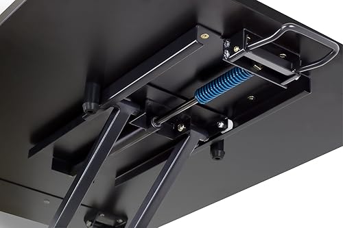 Miniatura 8 de Mount-It MI-7940 Escritorio vertical móvil altura ajustable para computadora estación de trabajo carrito con ruedas Negro