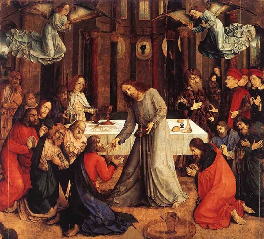 Affiches sur toile L'institution de l'Eucharistie 50x70cm SERENDIPITP