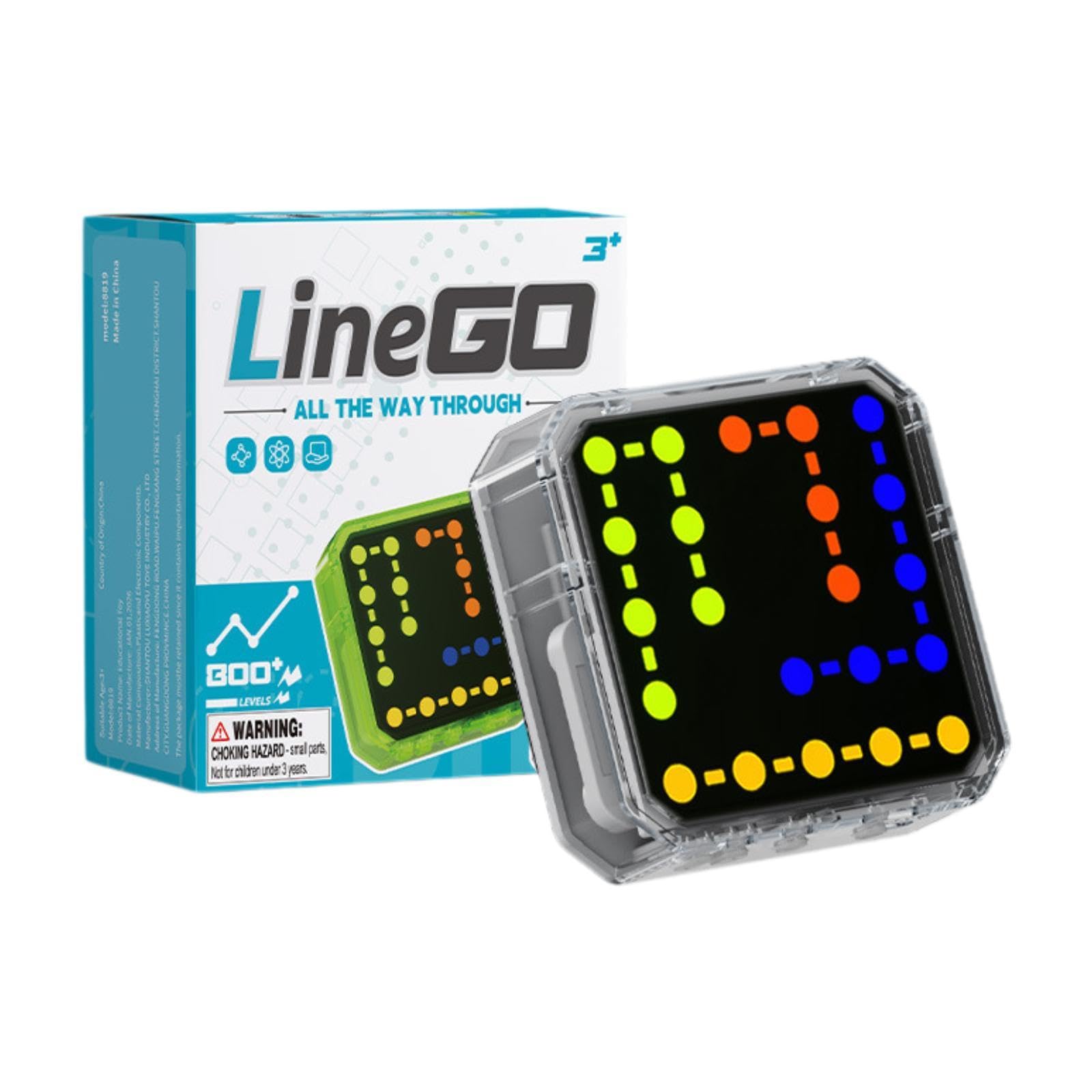 Macchina per Giochi di Logica per Bambini, Gioco Elettronico Portatile di Puzzle per Imparare, Bianco