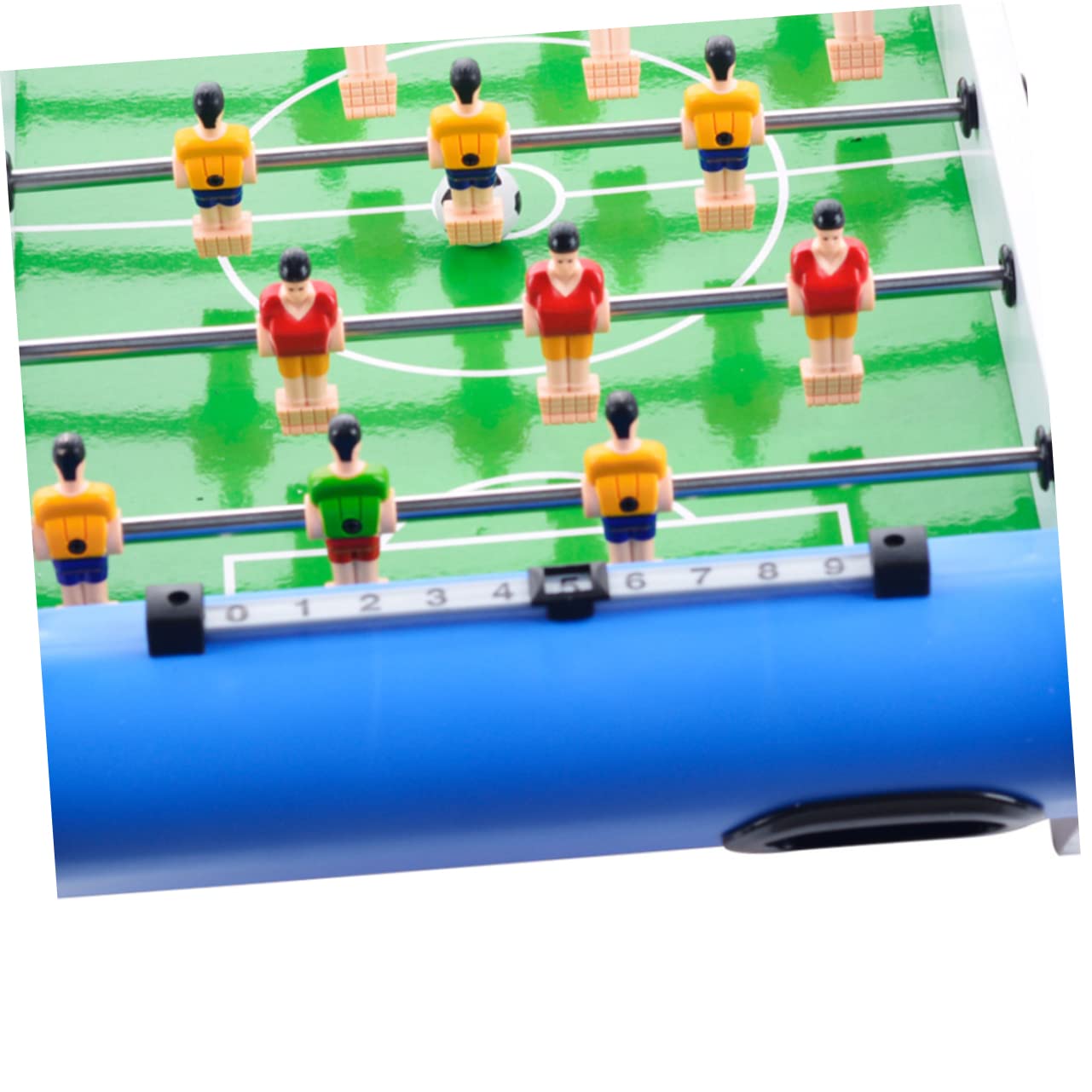 BRIGHTFUFU Portable Six Shots Soccer Game Set Table Football for Boys and Girls Adults Football Board Machine