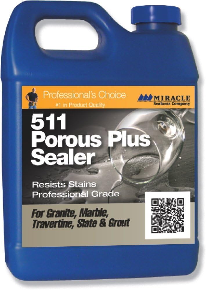 Miracle Sealants PLUS QT SG 511 Porous Plus Penetrating Sealer, Quart, 2 Pack - - 