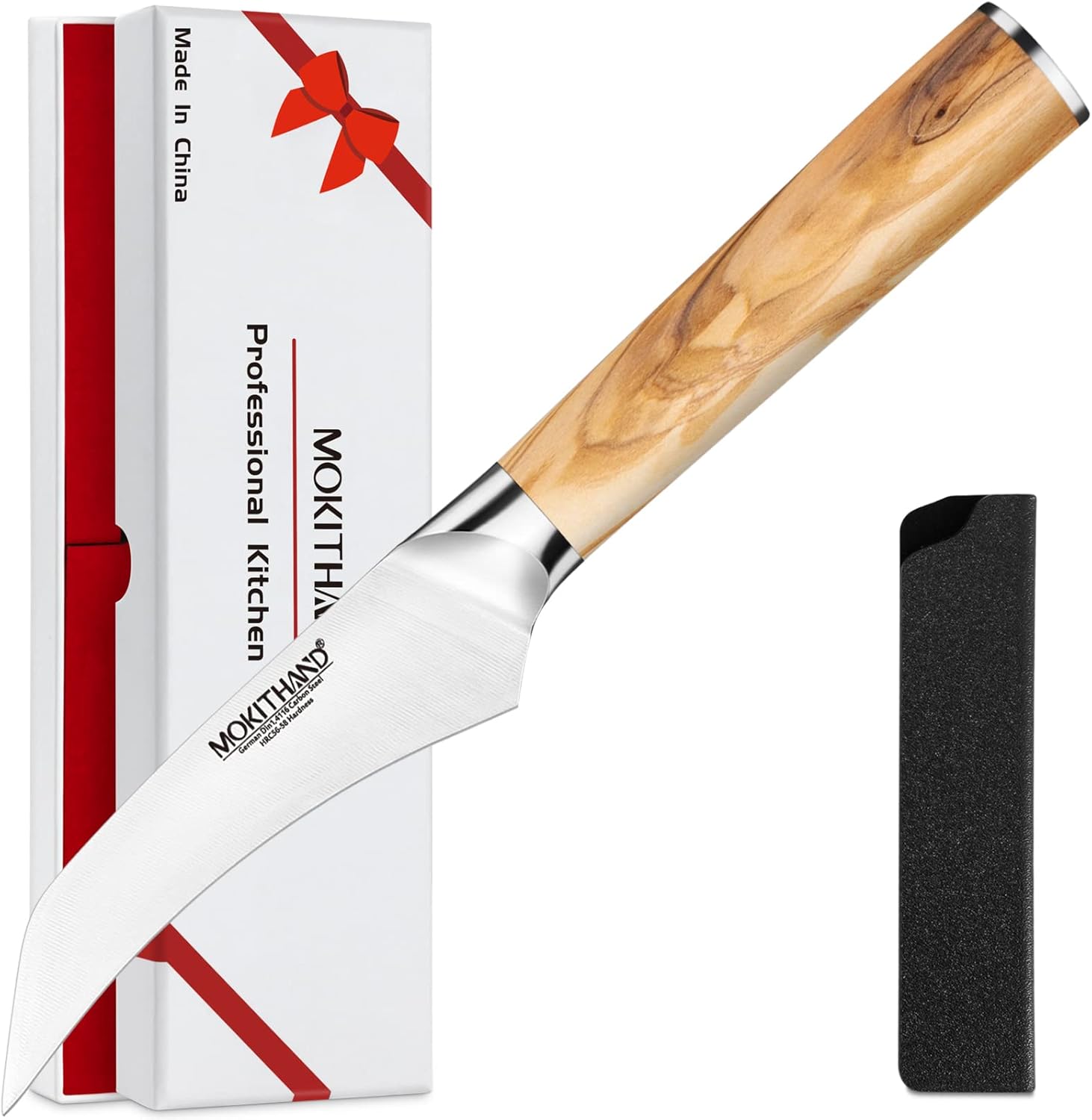 Bird’s Beak Paring Knife, 3.5 Inch Professional Peeling