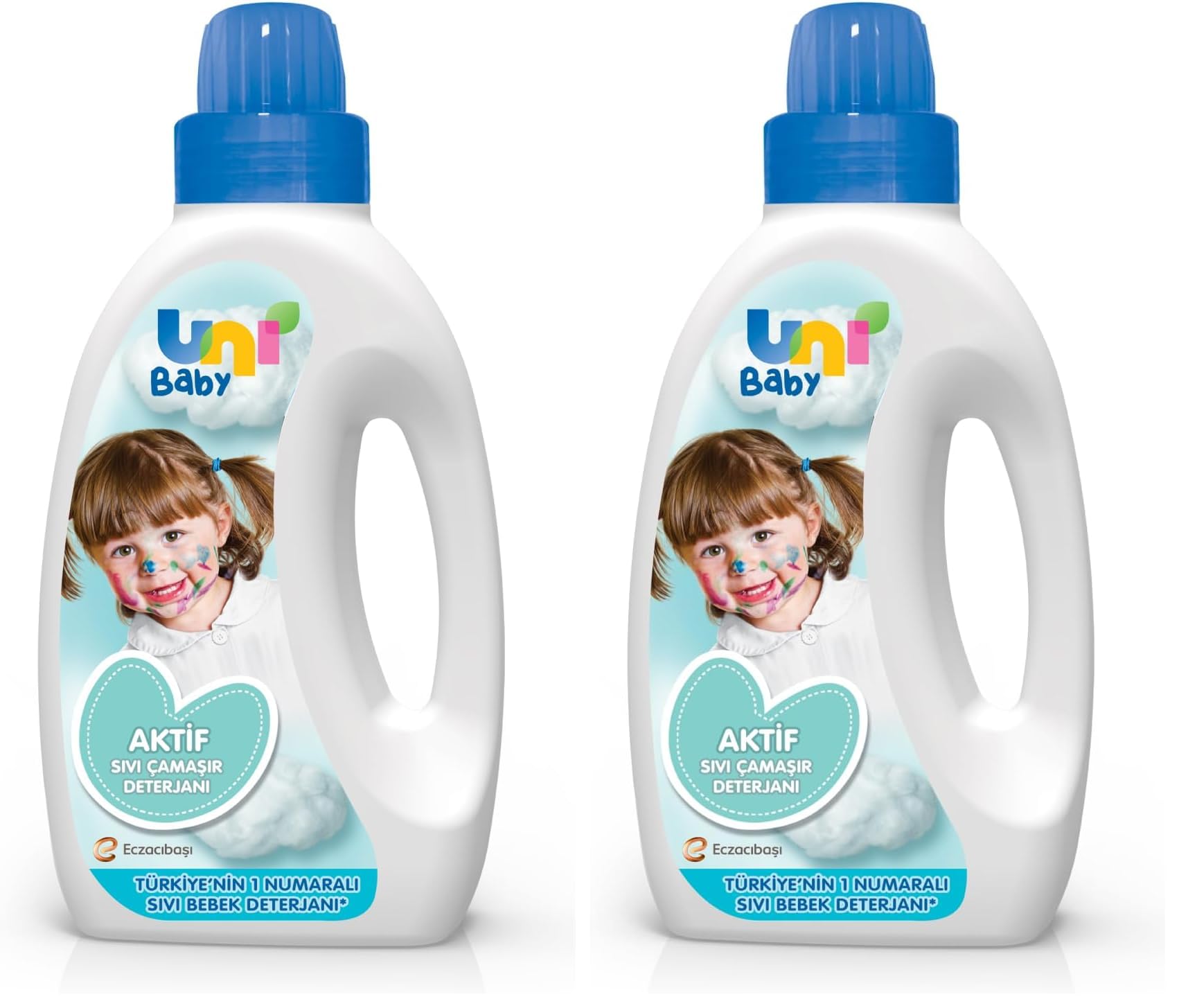 Uni Baby Aktif Sıvı Çamaşır Deterjanı 1500 ml (2 paketi)