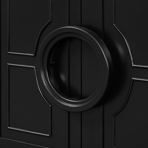 Miniatura 103 de Aparador moderno y elegante con patas y asas de metal dorado y estante ajustable, mesa consola clásica de 60 pulgadas, mesa de sofá, mesa de entrada