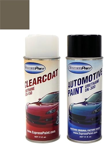 Vista 239 de Pintura de retoque automotriz en aerosol para Mazda Miata - Sunlight Silver Metallic Clearcoat 22V - Color+Paquete Clearcoat