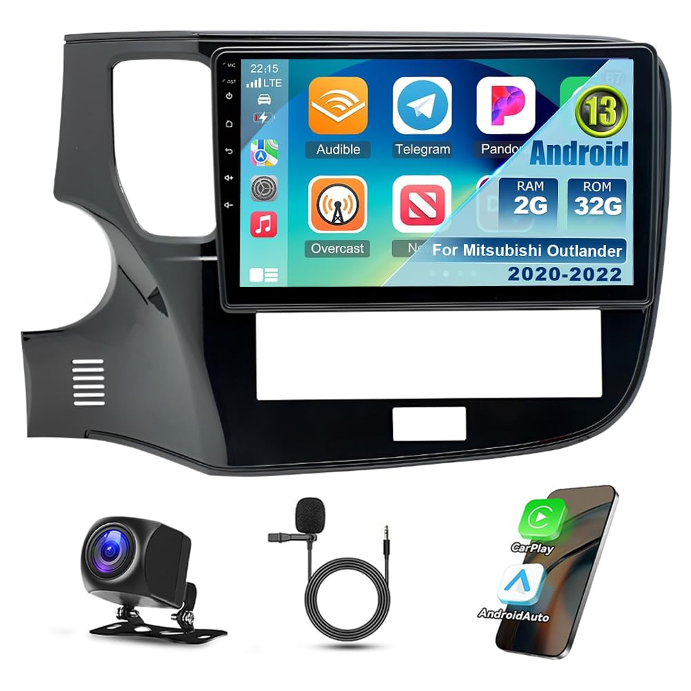 Amazon.com: 10 Inch Android 13 Car Stereo for Mitsubishi Outlander