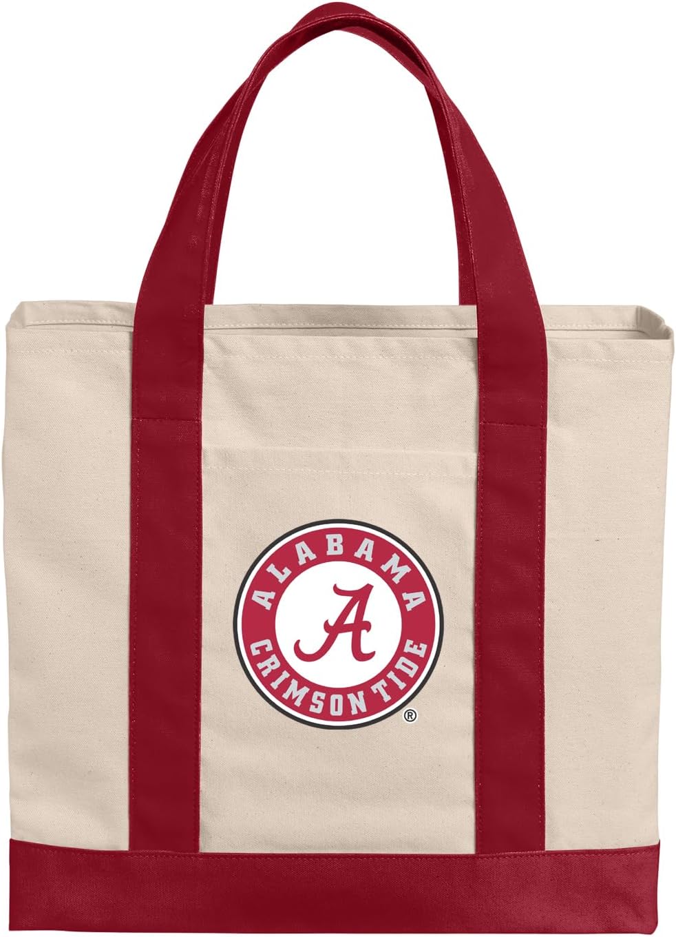 Broad Bay Canvas University of Alabama Tote Bag Sturdy Natural Cotton