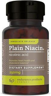 ENDUR Niacin IR (Immediate Release) Nicotinic Acid 250 mg (100 ct) | Immediate release formula, allergen-free profile, vegan and gluten-free, no artificial ingredients