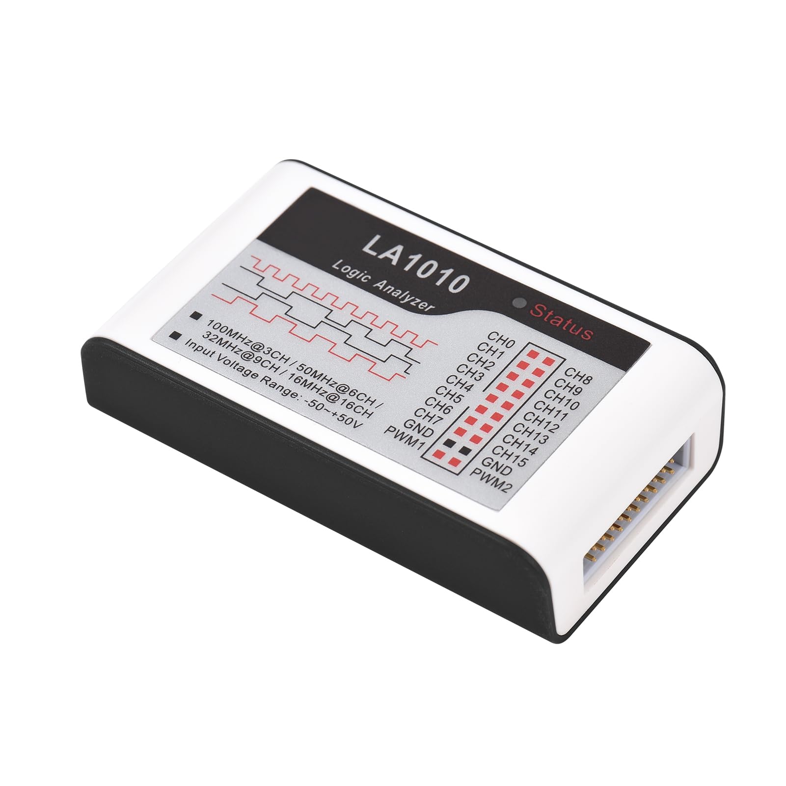 Fafeicy Analyseur Logique 16 Canaux, 100MHz Taux D'échantillonnage USB