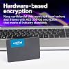 Crucial BX500 4TB 3D NAND SATA III 2.5" SSD Interno, Incluye Green Extreme 6' Pulsera Anti-estática 5
