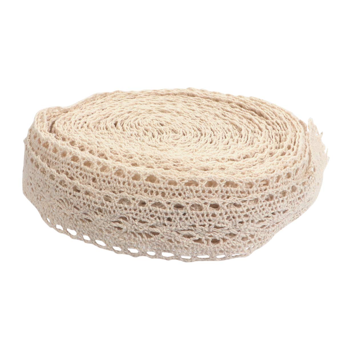 EXCEART 3piezas Cinta De Encaje De Algodón Ancha Para Manualidades y Ropa Adorno Decorativo Para Accesorios De Metros Para Faldas y Decoración De