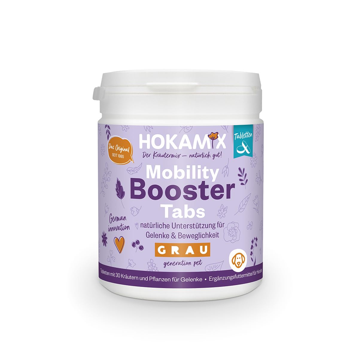 Grau - El Original - Hokamix Mobility Booster, 1 Paquete (1 x 390 Unidades)