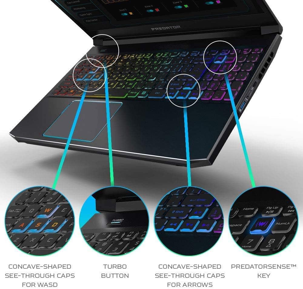 Popular Acer Predator Helios 300 Gaming Laptop, i7-10750H, 15.6 FHD 144Hz IPS Display, WiFi 6, RGB Backlit Keyboard, HD Webcam, USB-C, HDMI, NVIDIA GeForce RTX 3060 6GB, Win 10 (16GB RAM | 512GB PCIe SSD)