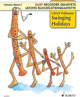 Swinging Holidays: Vol. 3. 4 recorders (SATB od. AATB). Partition d'exécution.