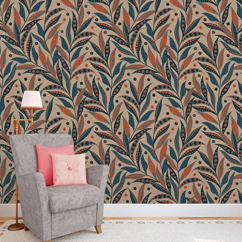 Image of DECOR PRODUCTION Self Adhesive Wallpaper Wall Sticker for Home Decor, Living Room, Bedroom, Hall, Kids Room, Play Room (PVC Vinyl, Water Proof 30 sq.ft) 16x90 Inches Each Strip