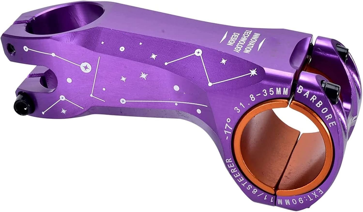 Amdieu Bike Stem 31.8/35 * 90mm Handlebar Stem Mountain Bike Stem Aluminum Alloy