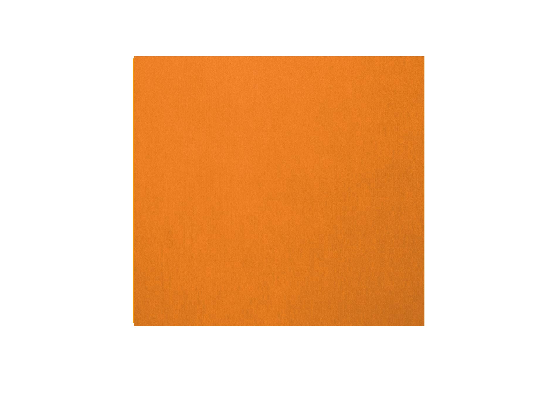 Unframed Fire Retardant Orange Felt Noticeboard Office Schools –1200mm x 1200mm