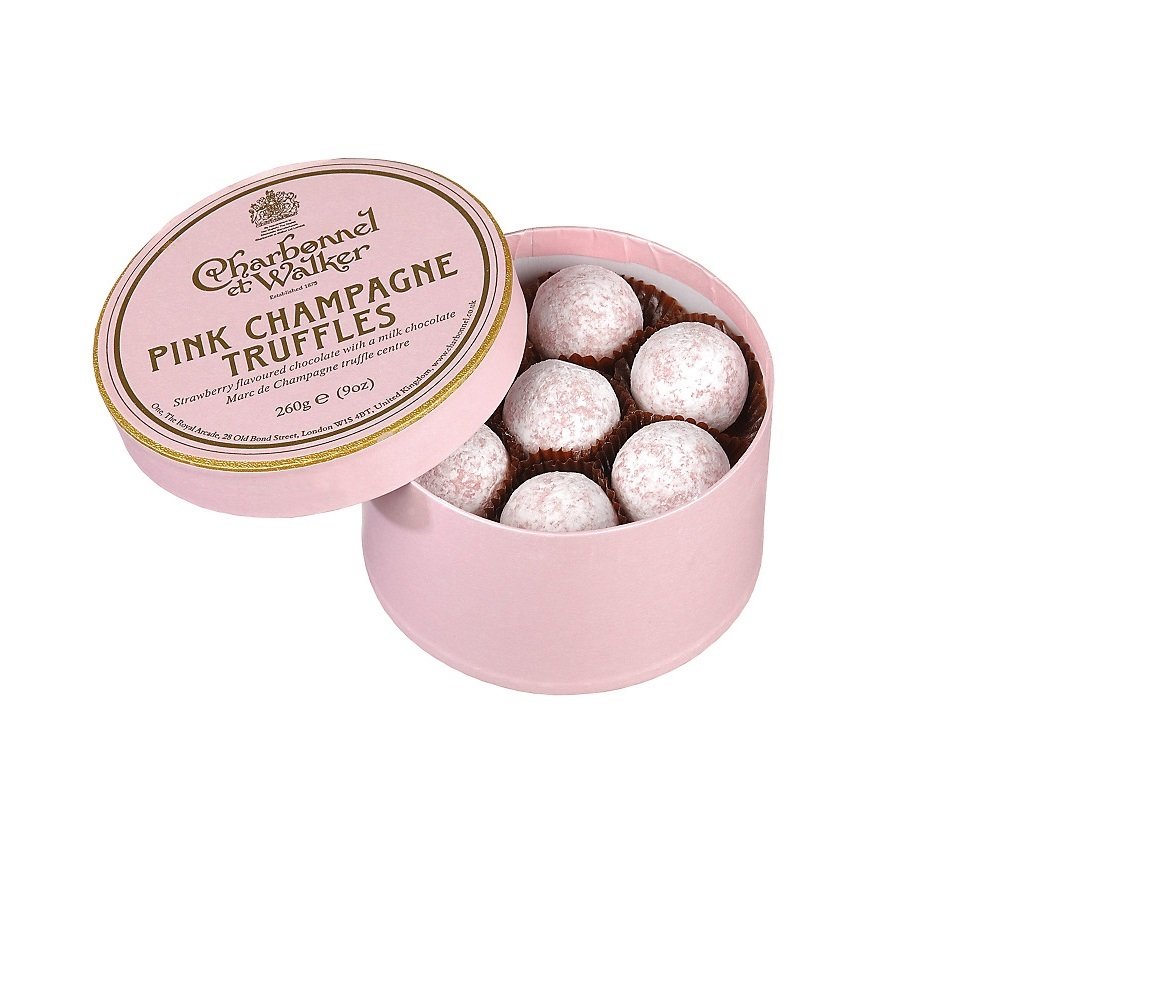 Charbonnel et WalkerDouble Layer Pink Marc de Champagne Truffles 275 g