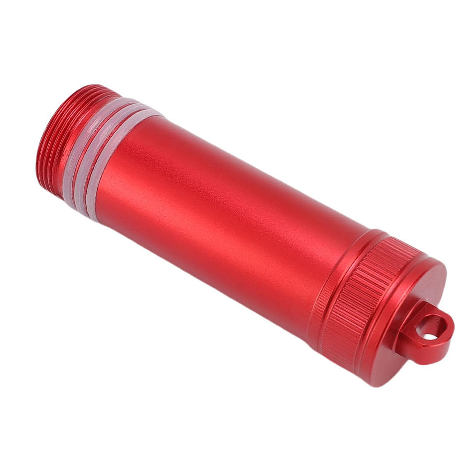 Torcia subacquea potente 1200 flusso luminoso impermeabile torcia per osservazione marina, materiale ABS (rosso)