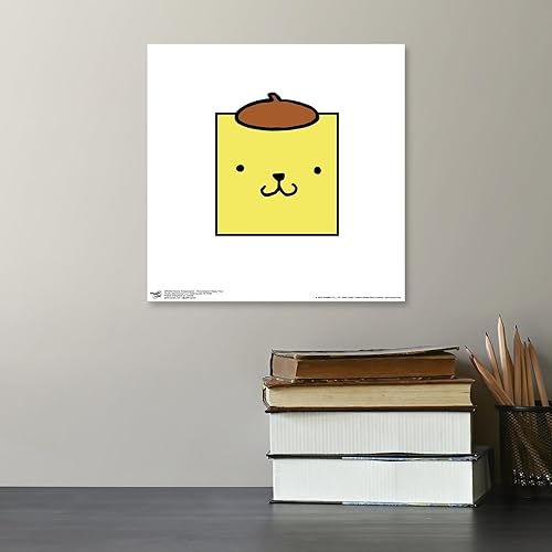 Miniatura 9 de Trends International Gallery Pops Sanrio Pompompurin - Pompompurin Happy Face Canvas Wall Art, Unframed Version, 12" x 12" Gallery Pops Canvas Wall