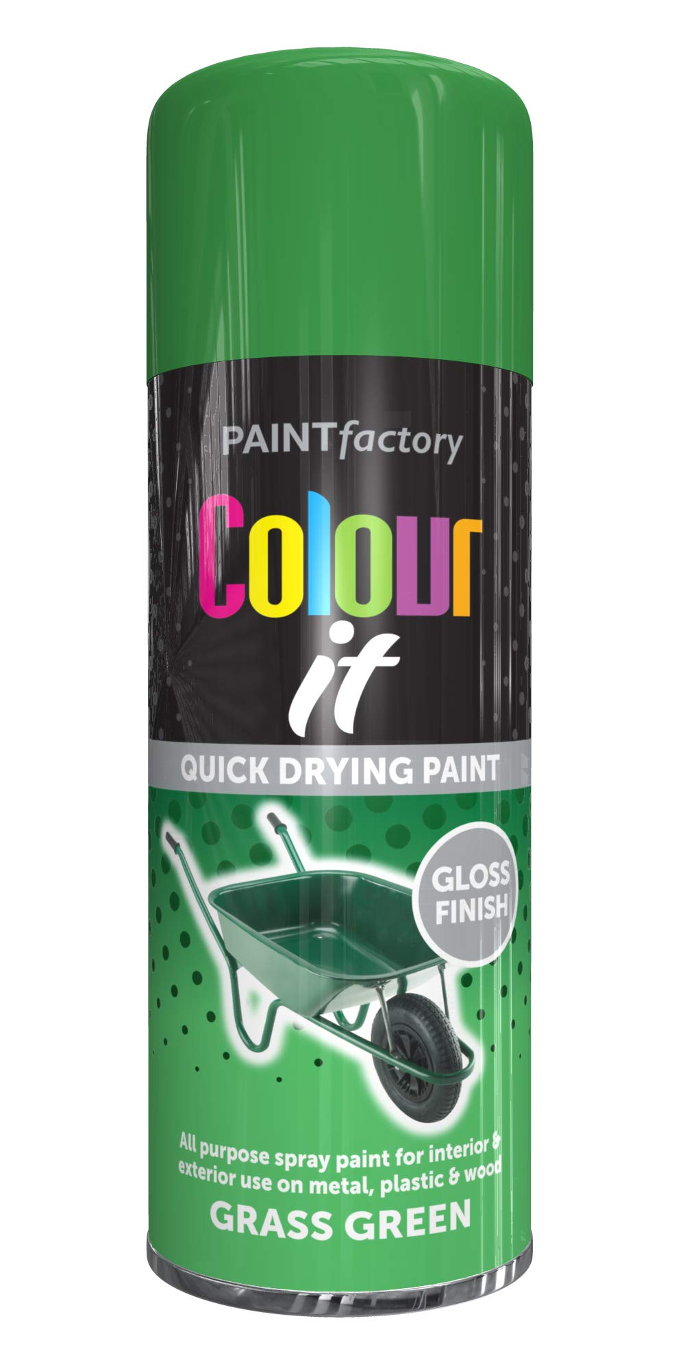 Colour It Grass Green Gloss, 400 ml