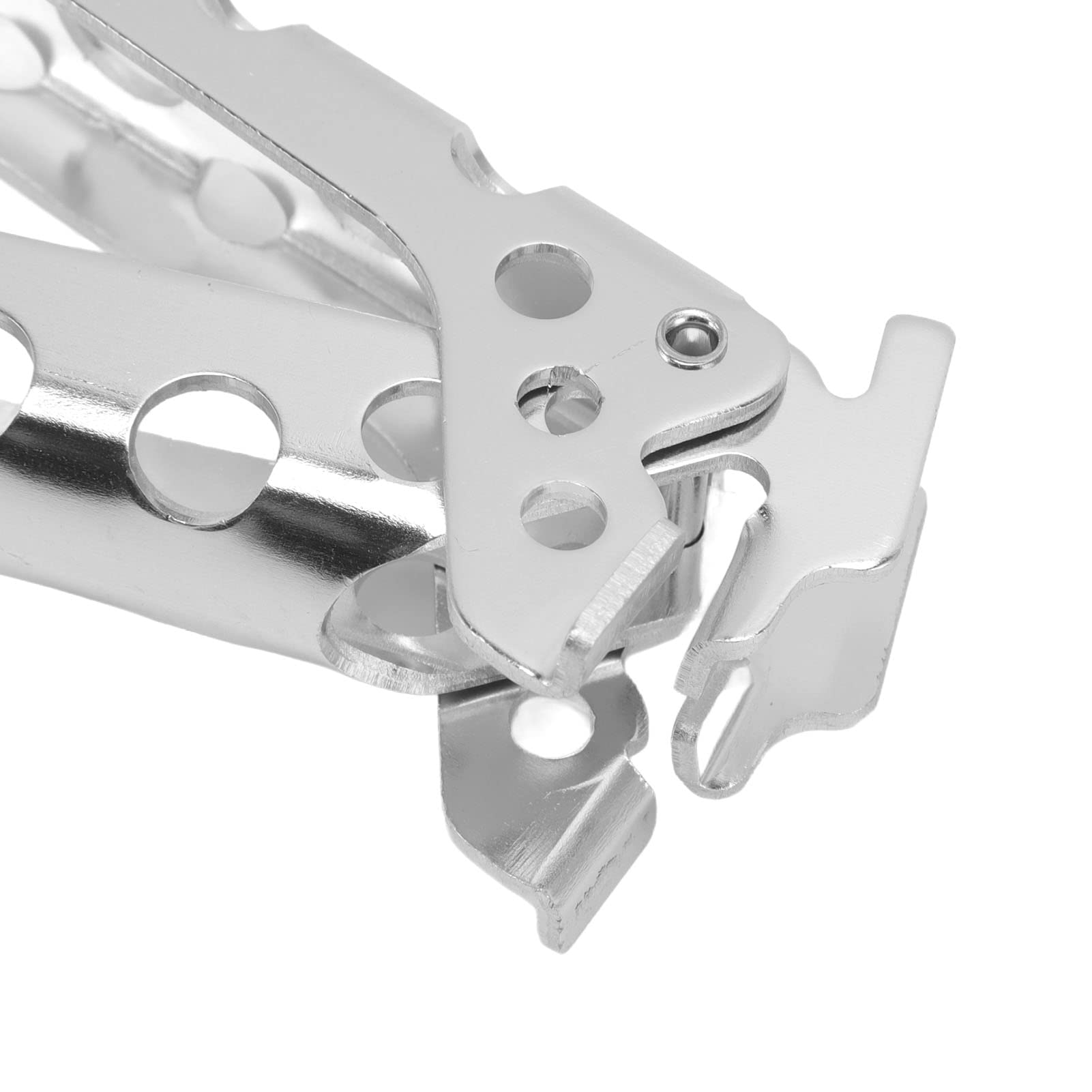 Ejoyous Pinza para Cacerola Caliente, Pinzas de Aleación de Aluminio con Agarre Antideslizante, Clip Ligero de 1.76 Oz para Levantar Platos y Bandejas de Tazones Calientes en la Cocina, Camping,