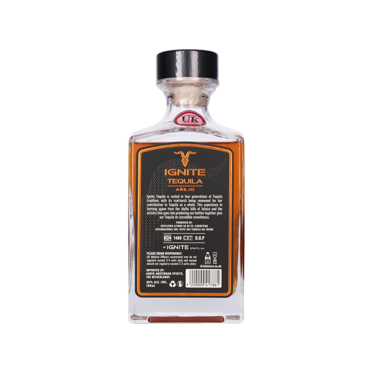 Ignite Tequila Anejo Dan Bilzerian 0,7L 40% Vol.