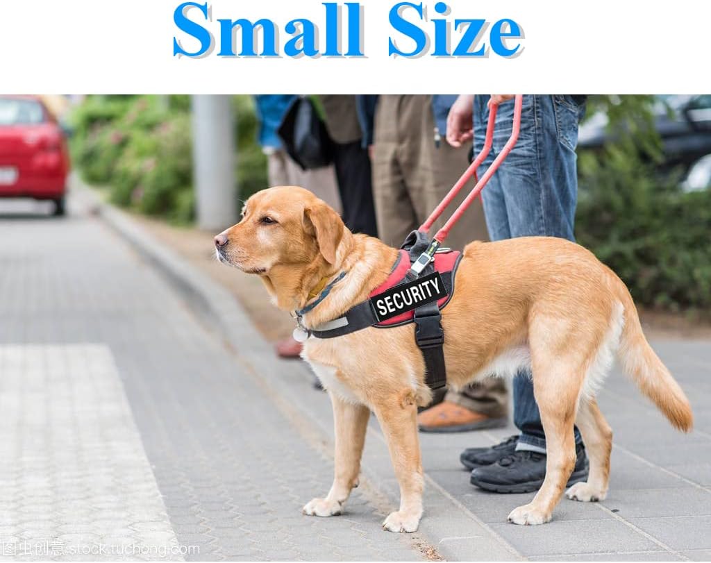 Security Hook and Loop Patch Ultra Reflective Security Patch Durable Fabric Patches for Men Vest, Jacket, Carrier, Gear, Bag, Hat, Black, 2 Small and 2 Big Patch